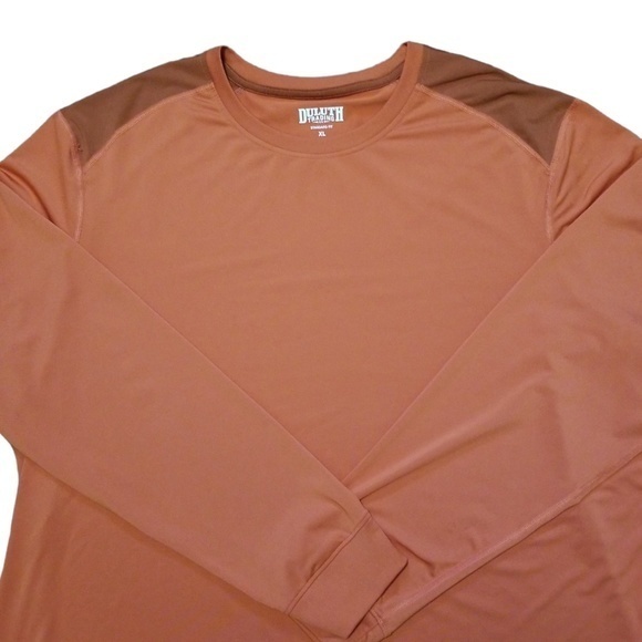 Duluth Trading Co Men’s Burnt Orange 50 UPF‎ Long Sleeve Shirt Sz. XL - Picture 2 of 9